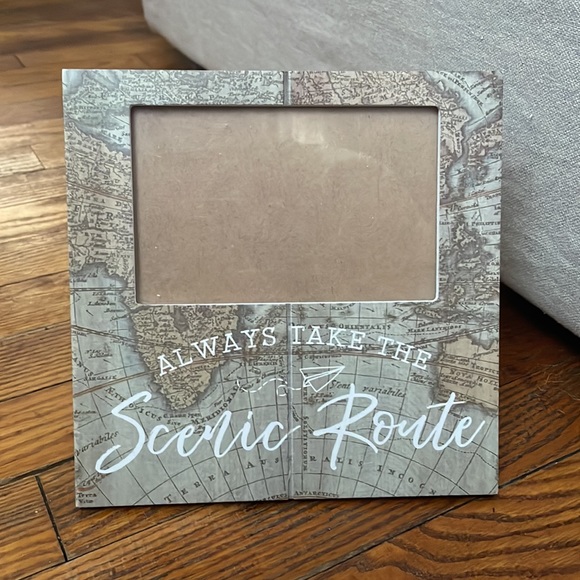 4x6 ‘Take the Scenic Route’ travel inspired picture frame - Picture 7 of 9